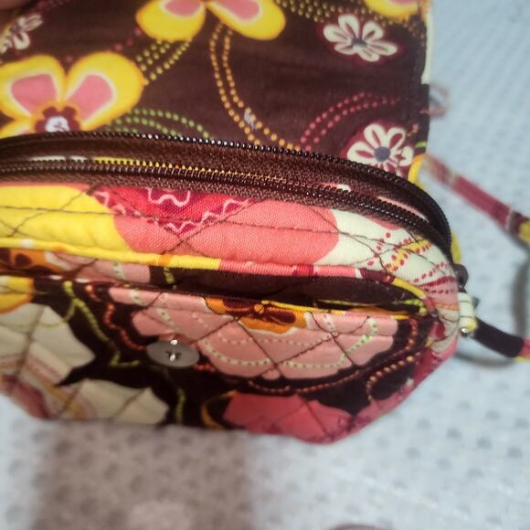 VERA BRADLEY GUC MINI QUILTED SADDLE BAG CROSSBODY BAG - Picture 4 of 11